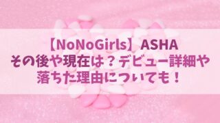 【ノノガ】アーシャの現在やデビュー詳細は？落ちた理由についても！